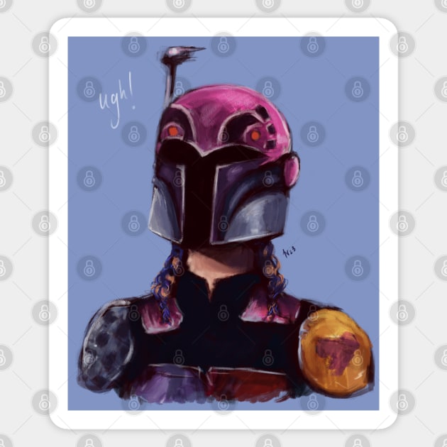 Sabine Wren - Ugh! Sticker by han8pym